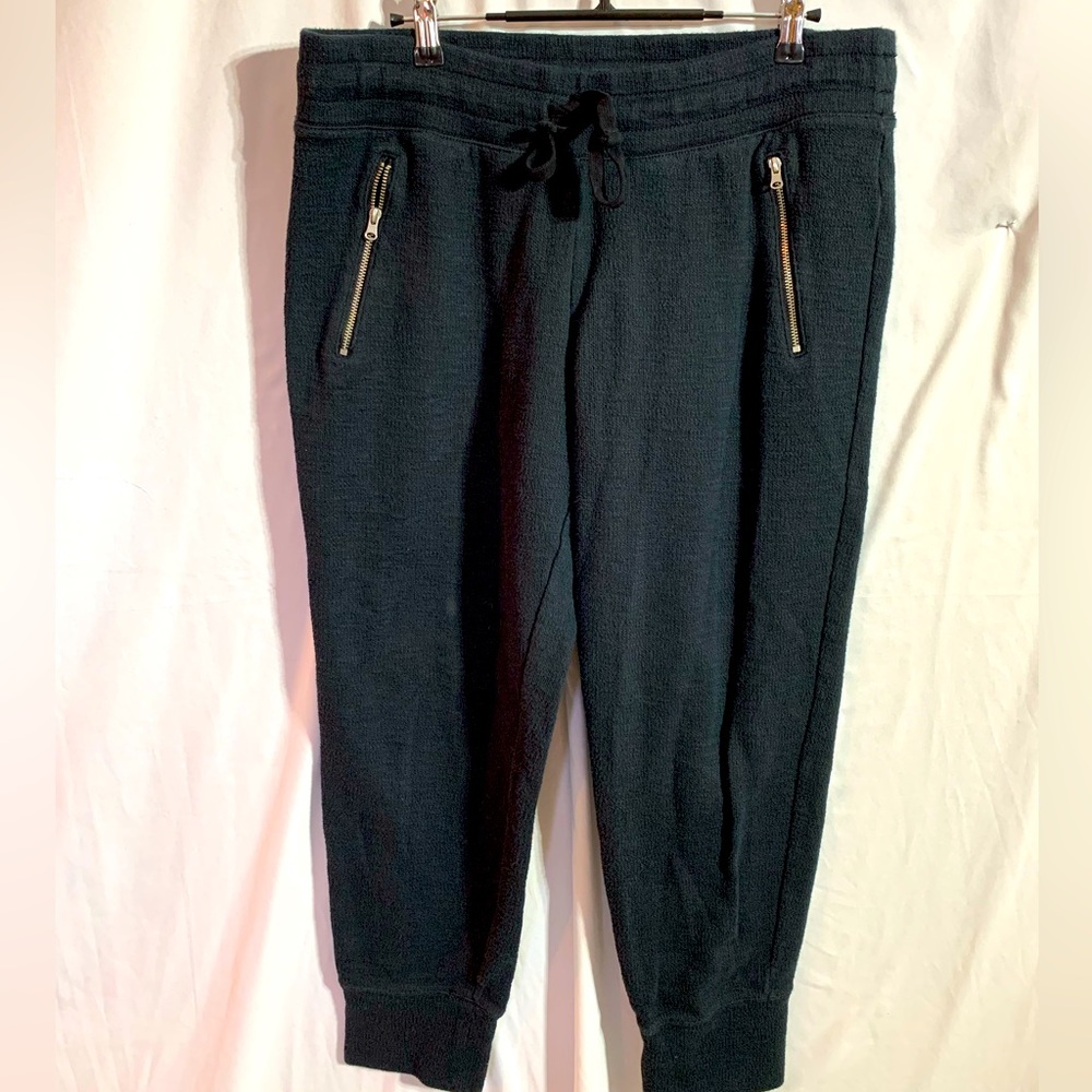 Aerie, size large joggers with zipper pockets